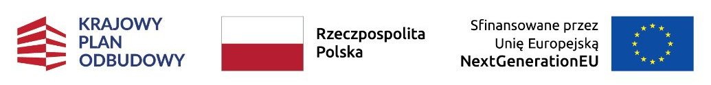 Logotypy Funduszy Europejskich, Krajowego Planu Odbudowy, Ministerstwa Zdrowia i Unii Europejskiej
