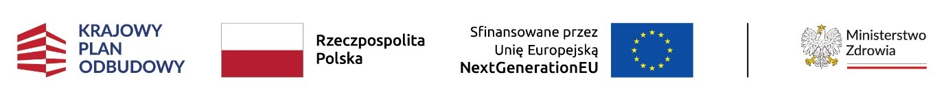 Logotypy programu Krajowy Plan Odbudowy i finansowania Unii Europejskiej
